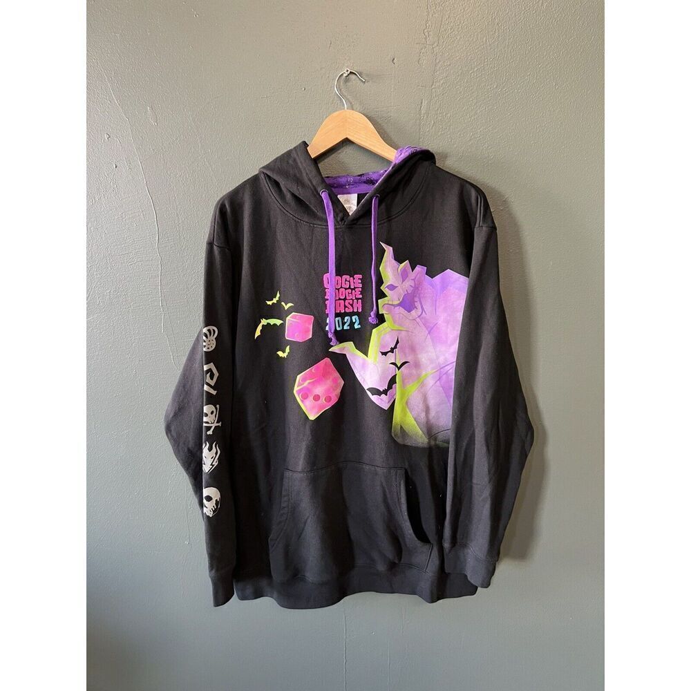 disney the nightmare before christmas hoodie XXL black oogie boogie bash 2022